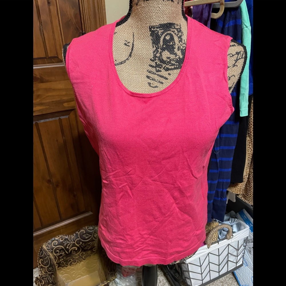 Jones New York tank size Large pink Nwts